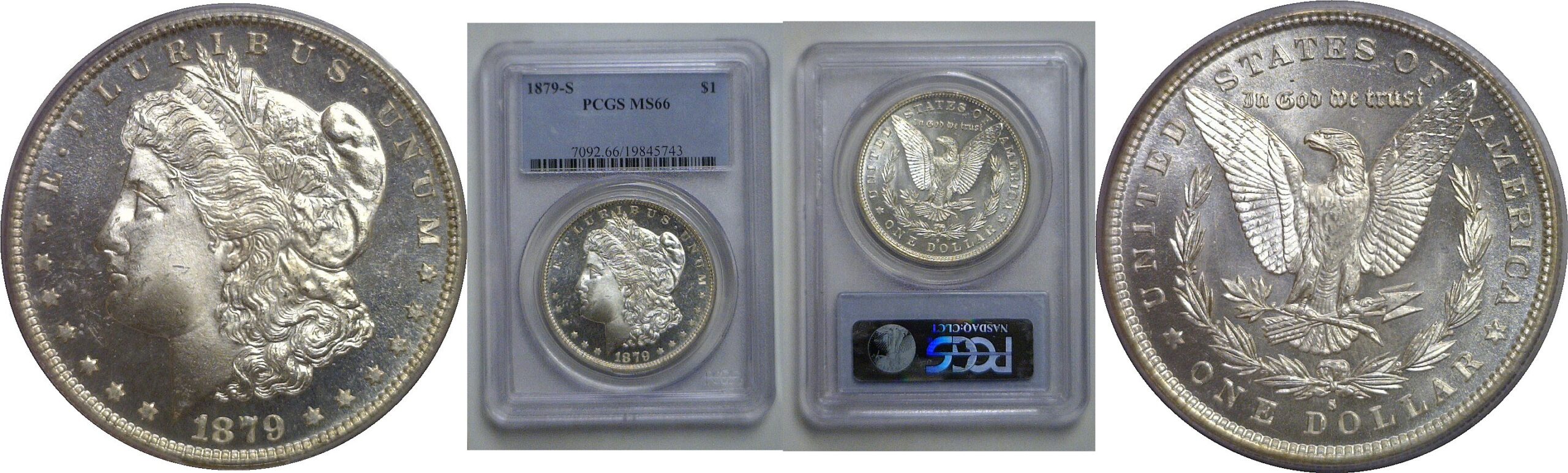 1879-S Morgan Dollar   PCGS MS-66