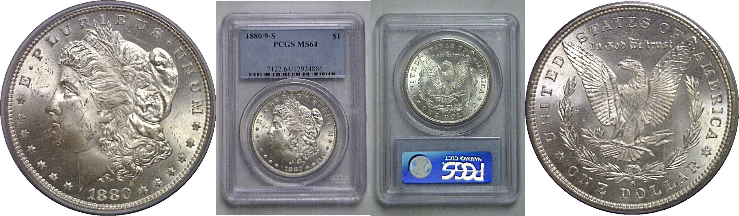 1880/9-S Morgan Dollar   PCGS MS-64
