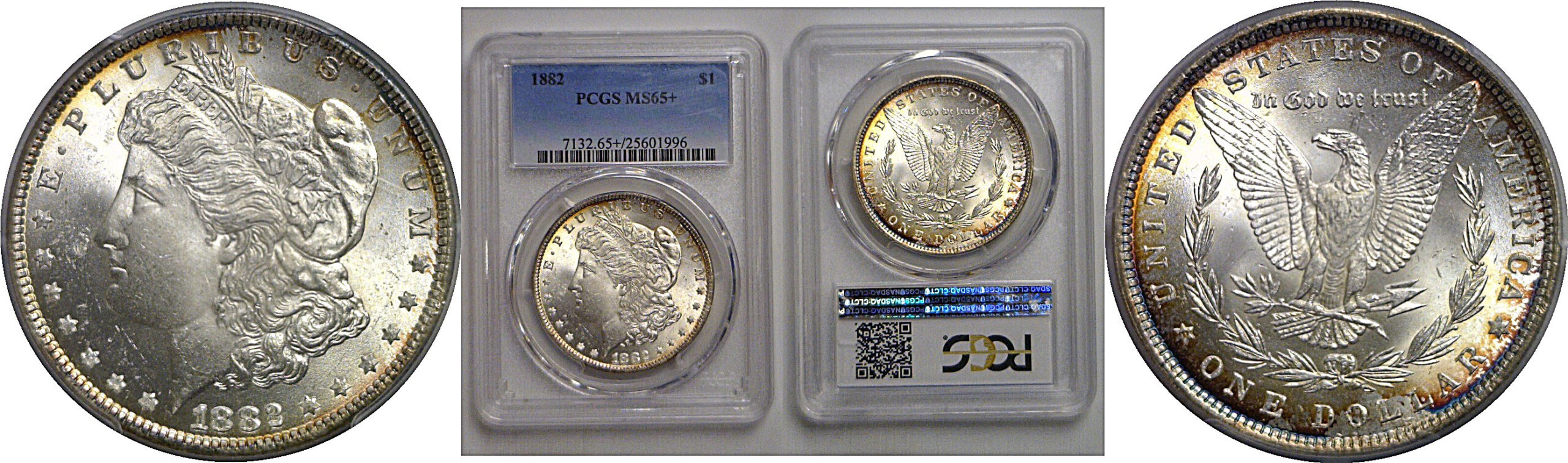 1882  Morgan Dollar   PCGS MS-65+