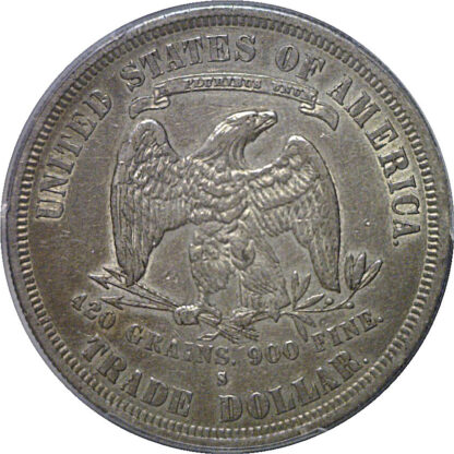 1877-S Trade Dollar   PCGS XF-45 - Image 3