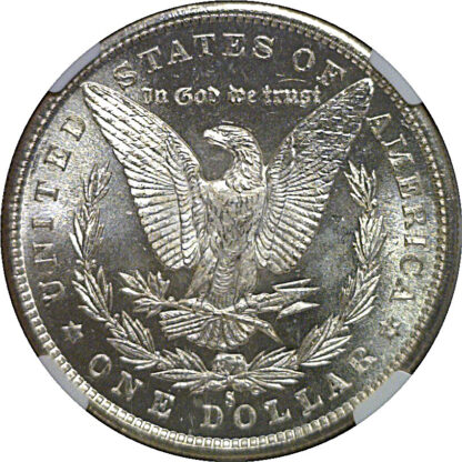 1880-S Morgan Dollar   NGC MS-65  CAC - Image 3