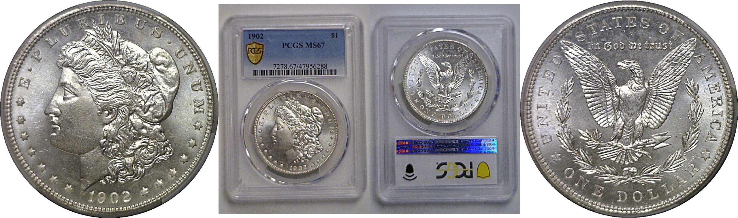 1902  Morgan Dollar   PCGS MS-67