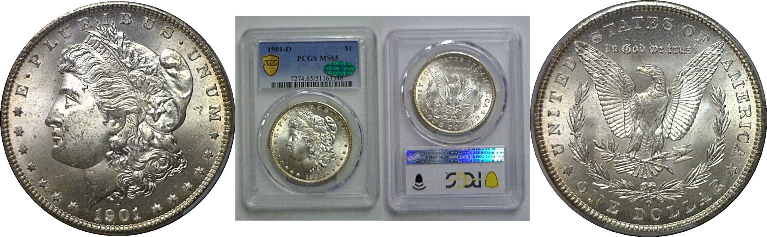 1901-O Morgan Dollar   PCGS MS-65  CAC