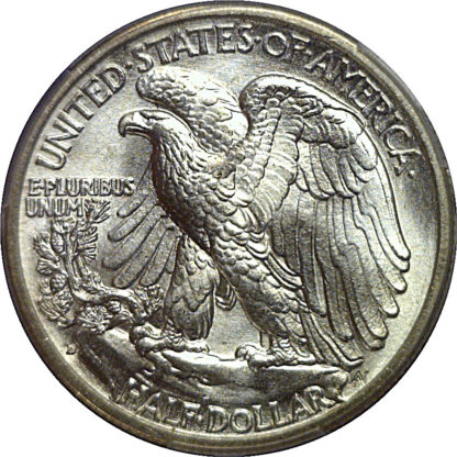 1936-D Walking Liberty Half Dollar   PCGS MS-67 - Image 3
