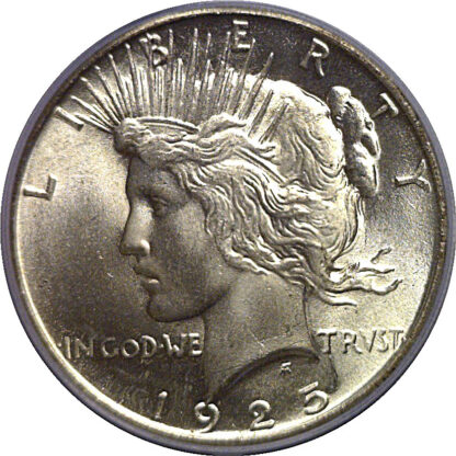 1925 Peace Dollar   PCGS MS-66  CAC - Image 2