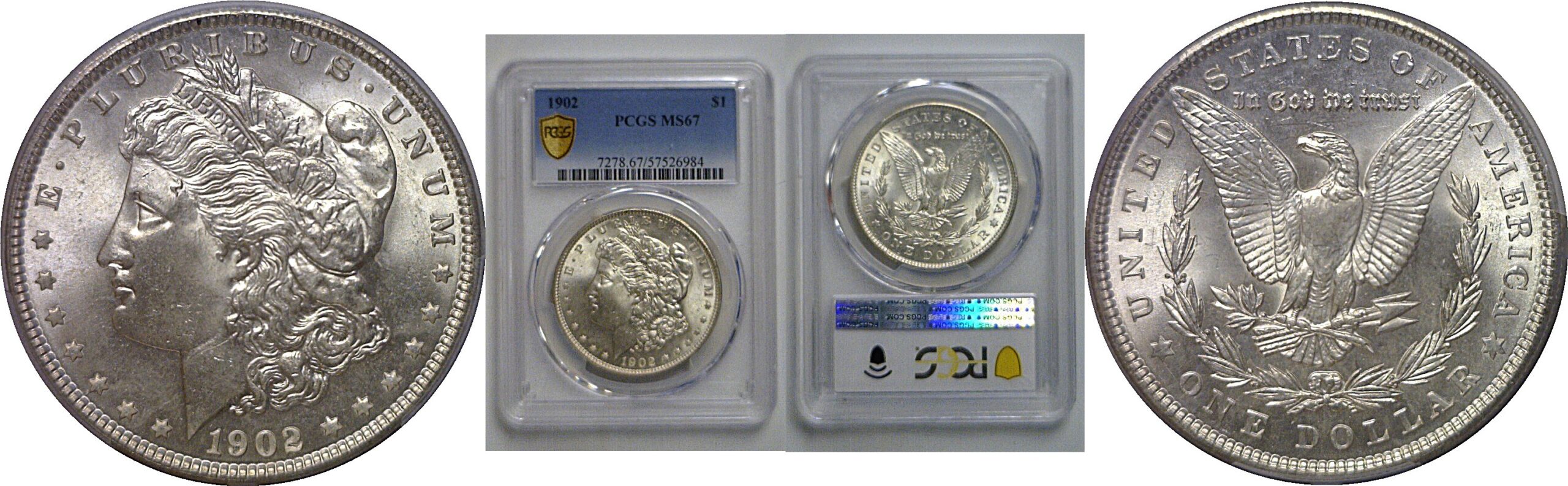 1902 Morgan Dollar   PCGS MS-67