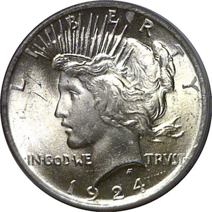 1924 Peace Dollar   PCGS MS-64 - Image 2
