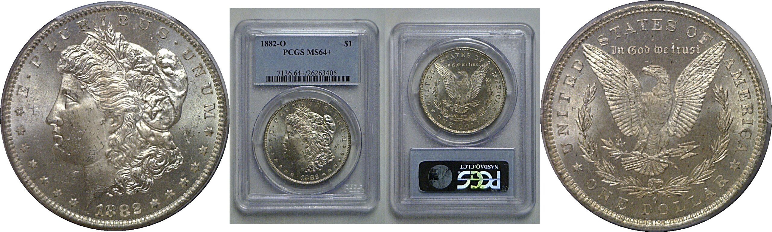 1882-O Morgan Dollar   PCGS MS-64+