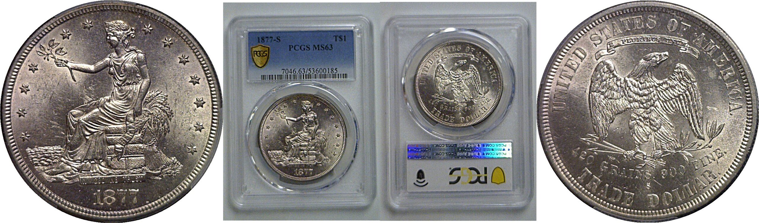 1877-S Trade Dollar   PCGS MS-63