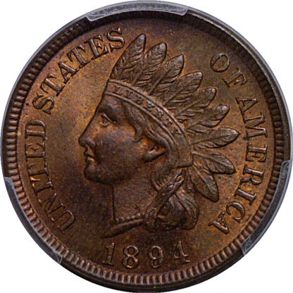 1894 Indian Head Cent    PCGS MS-65 RB - Image 2