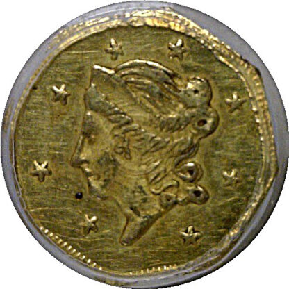 1871 50c  California Fractional Gold  BG-912   PCGS MS-61 - Image 2