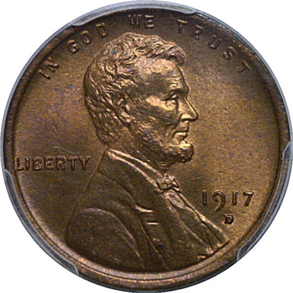 1917-D Lincoln Cent    PCGS MS-66 RB - Image 2