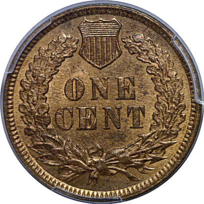 1873 Indian Head Cent    PCGS MS-65 RB  CAC - Image 3