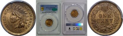 1873 Indian Head Cent    PCGS MS-65 RB  CAC