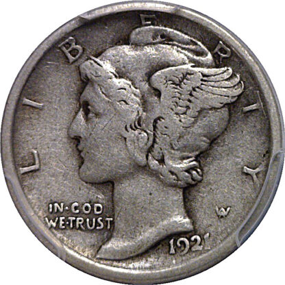 1921-D Mercury Dime   PCGS VF-25 - Image 2