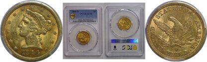 1844-O $5 Liberty   PCGS AU-58