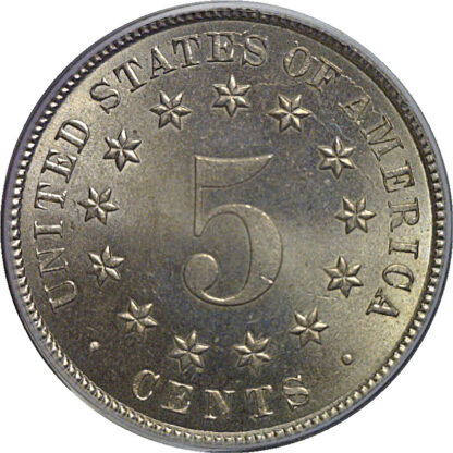 1882 Shield Nickel   PCGS MS-65  CAC - Image 3
