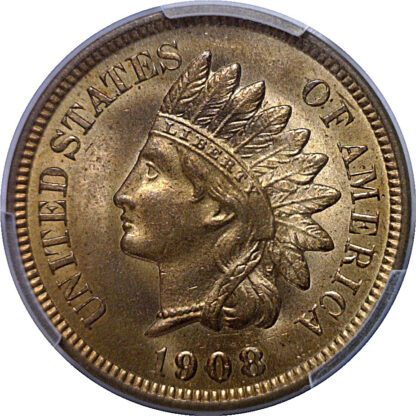 1908 Indian Head Cent    PCGS MS-66 RD - Image 2