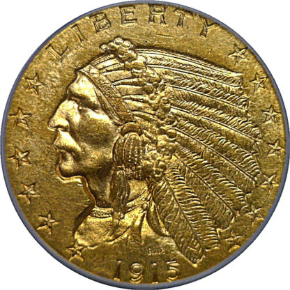 1915 $2 1/2 Indian   PCGS MS-62 - Image 2