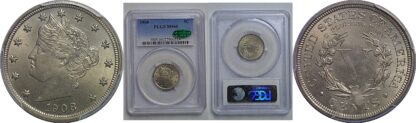 1908 Liberty Nickel   PCGS MS-66 CAC