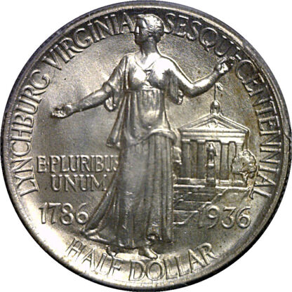 1936 Lynchburg Commemorative Half Dollar    PCGS MS-65 - Image 3
