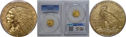 1911-D $2 1/2 Indian   PCGS MS-62