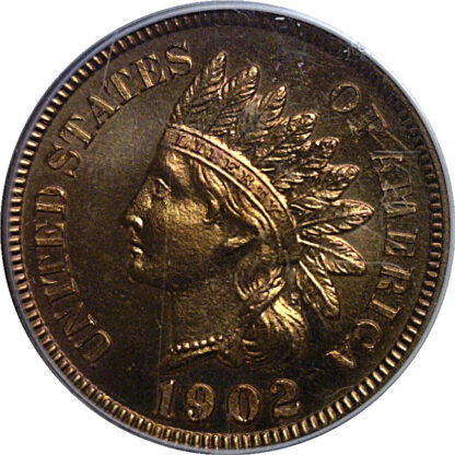 1902 Indian Head Cent   PCGS PR-66 RB - Image 2