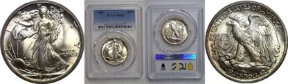 1947 Walking Liberty Half Dollar   PCGS MS-65