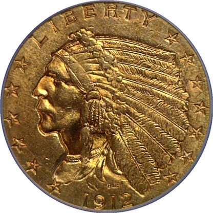 1912 $2 1/2 Indian   PCGS MS-62 - Image 2
