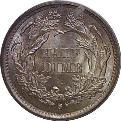 1872-S Seated Liberty Half Dime   PCGS MS-66  CAC - Image 3