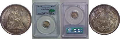 1872-S Seated Liberty Half Dime   PCGS MS-66  CAC