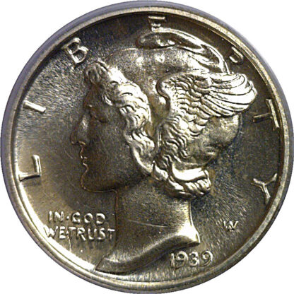1939 Mercury Dime   PCGS PR-65  CAC - Image 2