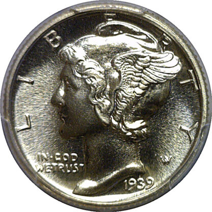 1939  Mercury Dime    PCGS PR-68 - Image 2