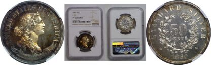 1869 Pattern Half Dollar  Judd-755   NGC PR-66 CAM