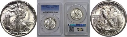1941-D Walking Liberty Half Dollar   PCGS MS-66