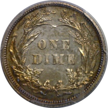 1901 Barber Dime   PCGS PR-63 - Image 3