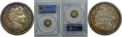 1901 Barber Dime   PCGS PR-63
