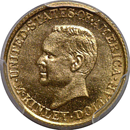 1916 $1 McKinley Gold Commemorative   PCGS MS-64 - Image 2