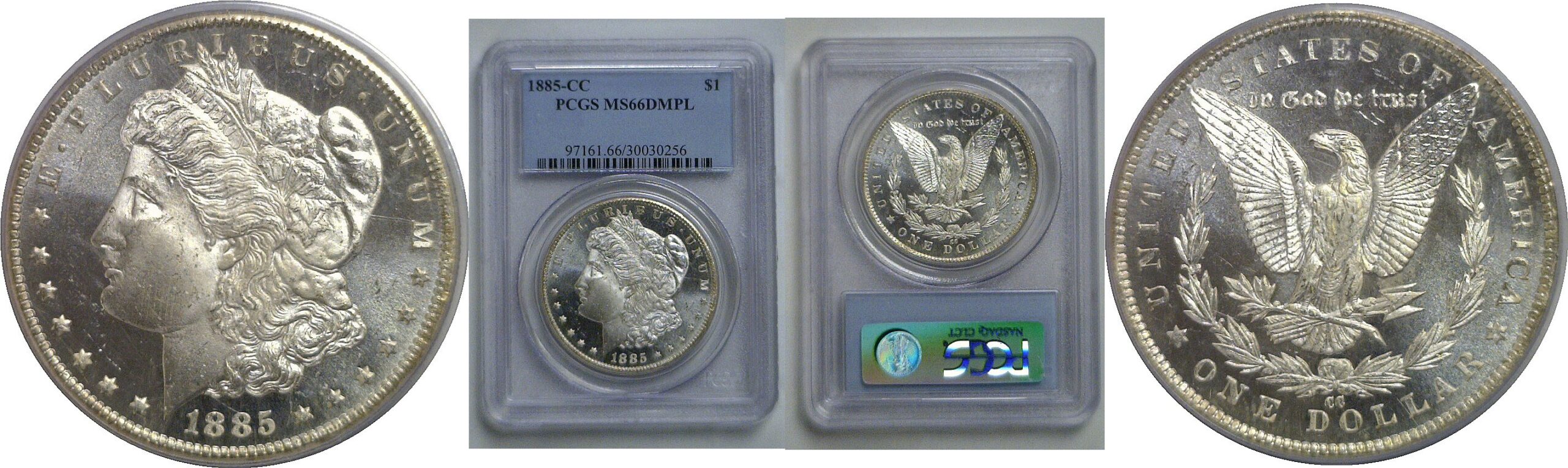 1885-CC Morgan Dollar   PCGS MS-66 DMPL