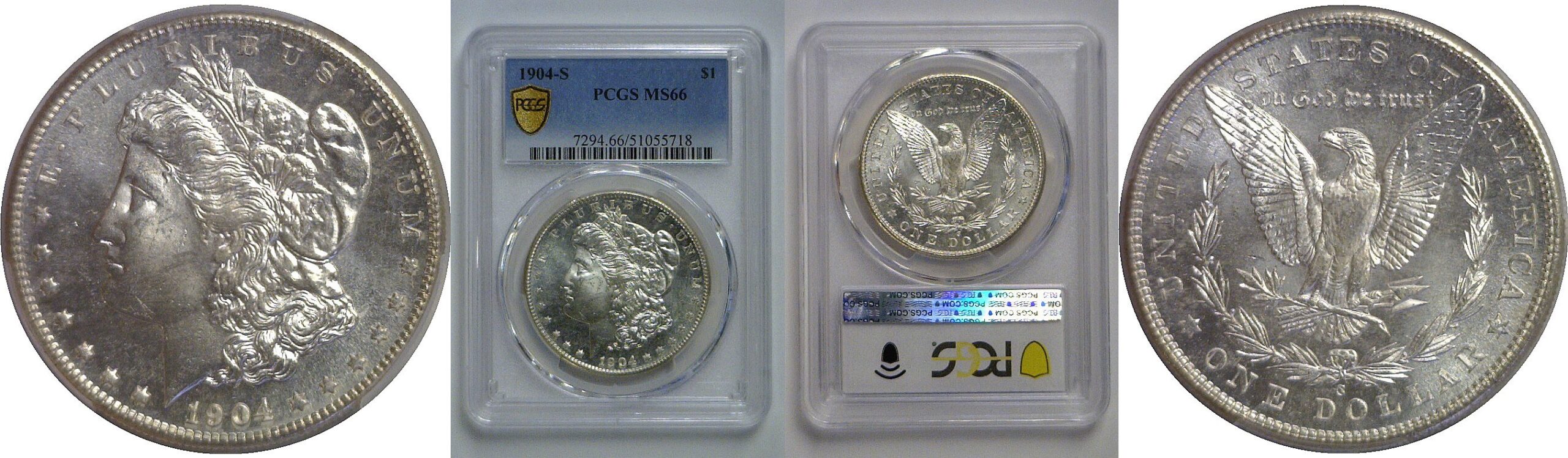 1904-S Morgan Dollar    PCGS MS-66