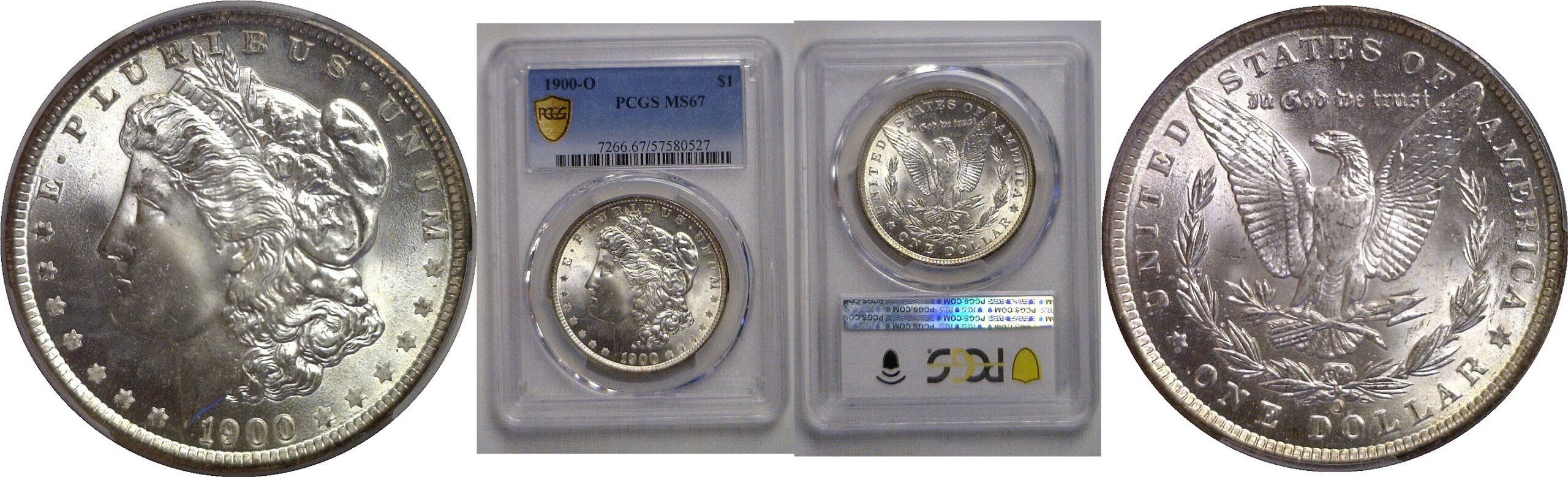 1900-O Morgan Dollar   PCGS MS-67