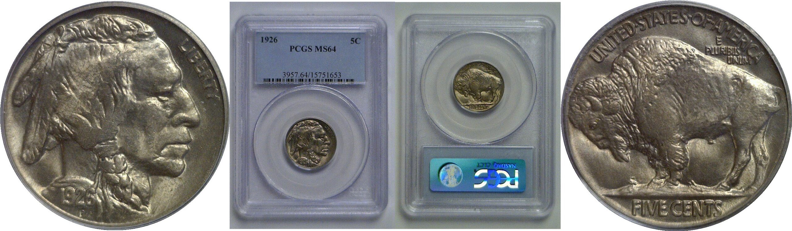 1926 Buffalo Nickel   PCGS MS-64
