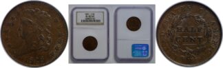1828 13 Stars   Half Cent   NGC MS-62 BN
