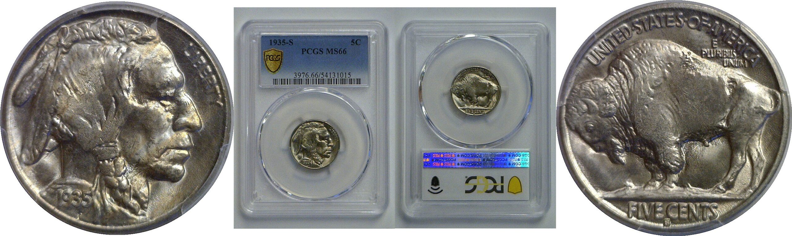 1935-S Buffalo Nickel   PCGS MS-66