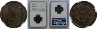 1809 Half Cent   NGC MS-62 BN