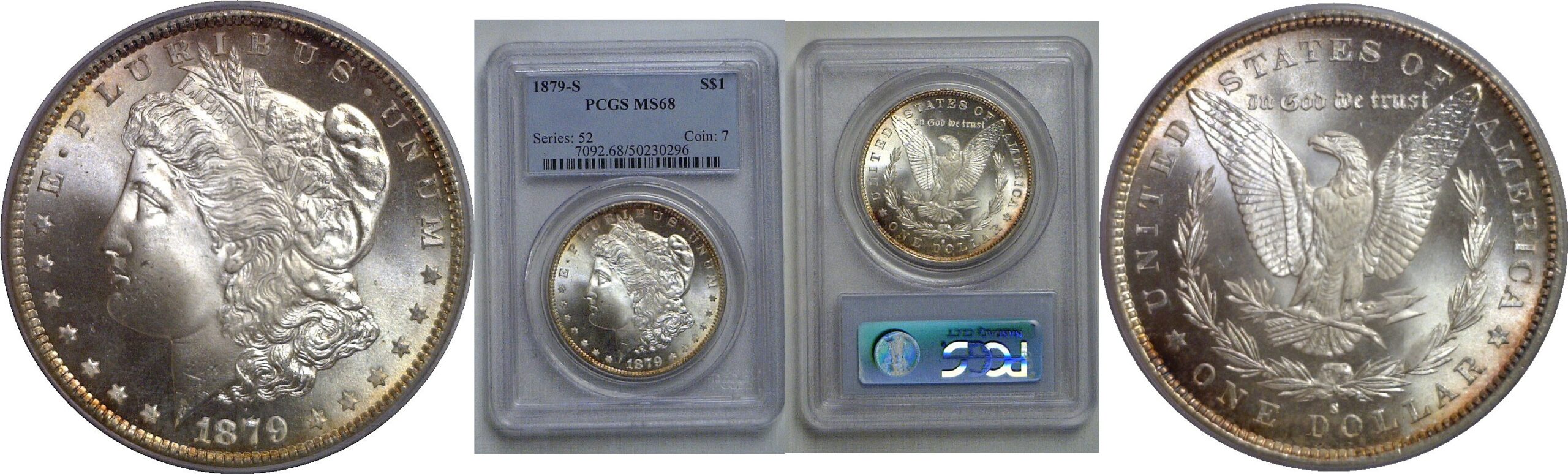 1879-S  Morgan Dollar  PCGS MS-68