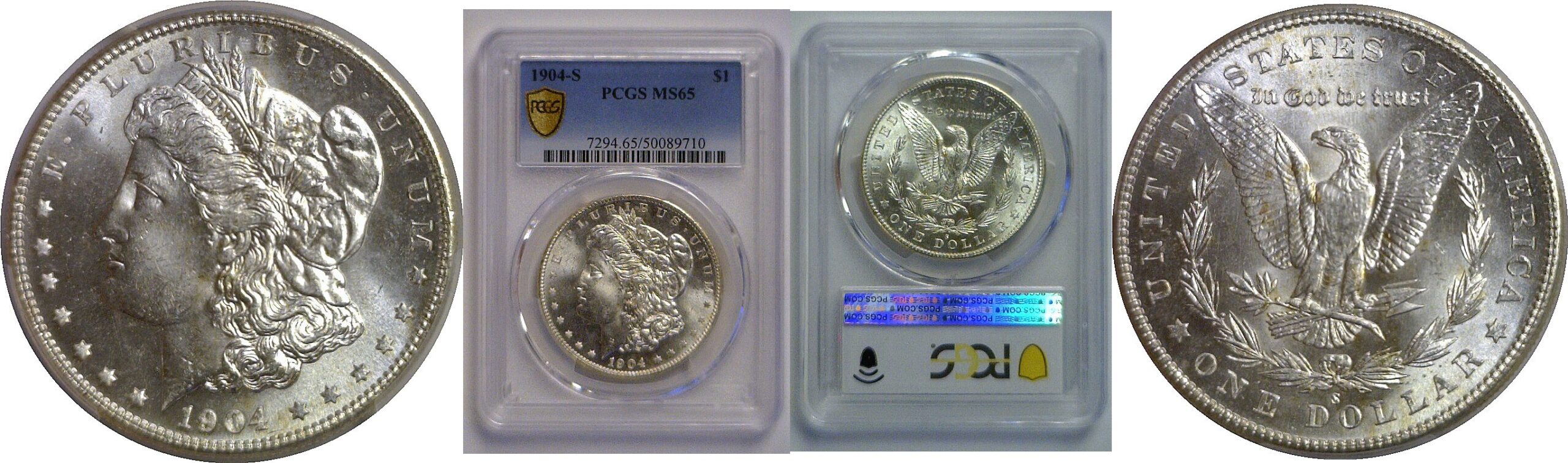 1904-S Morgan Dollar   PCGS MS-65
