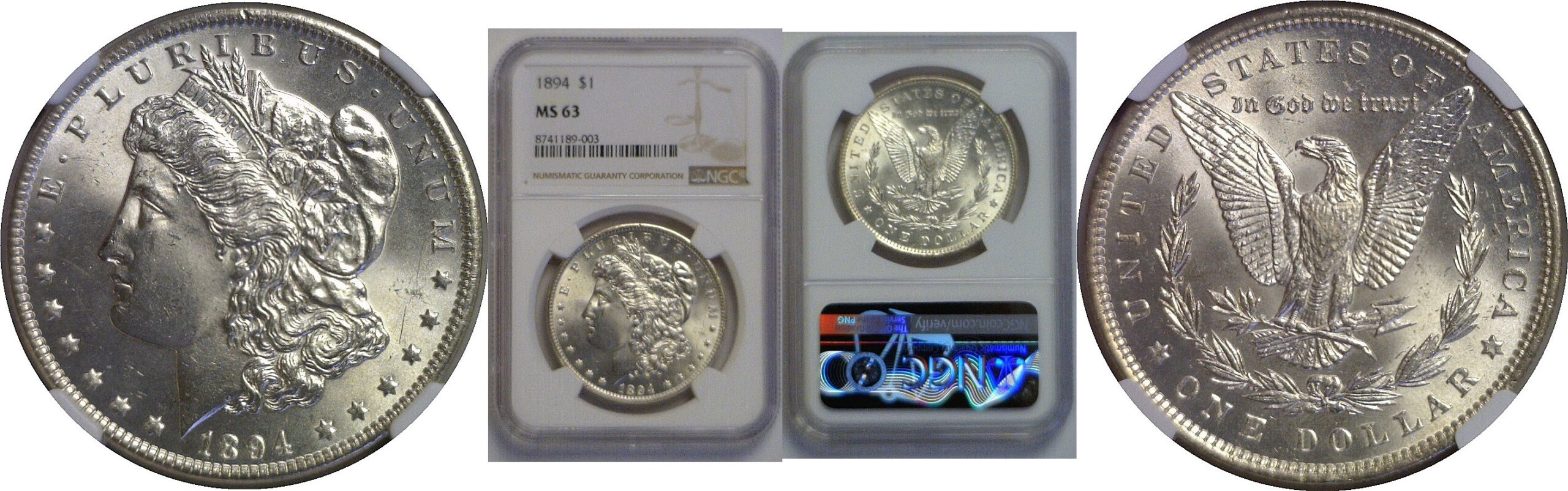 1894 Morgan Dollar   NGC MS-63