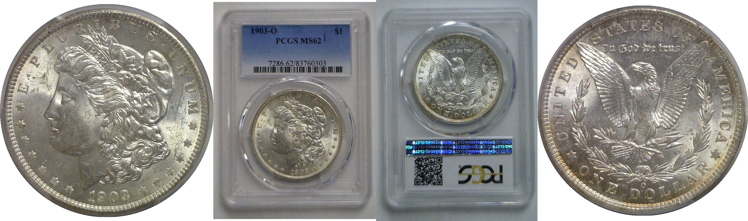 1903-O Morgan Dollar   PCGS MS-62