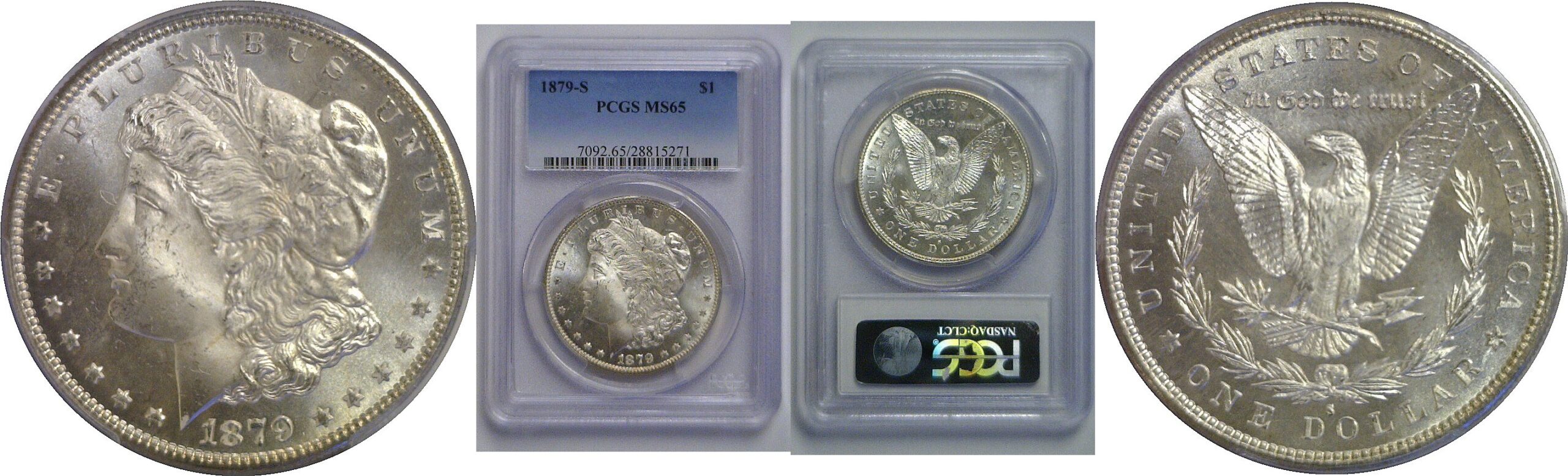1879-S Morgan Dollar   PCGS MS-65
